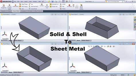 convert to sheet metal|solid to sheet metal worksheets.